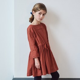 Pelias 紅椒棉質洋裝(版型偏大)